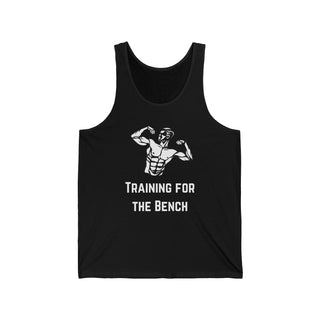 Training for the Bench Unisex Jersey Tank