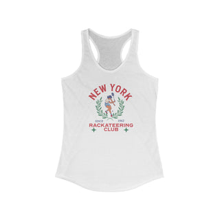 New York Racketeering Club Women's Ideal Racerback Tank