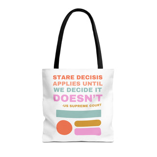 Stare Decisis Tote Bag