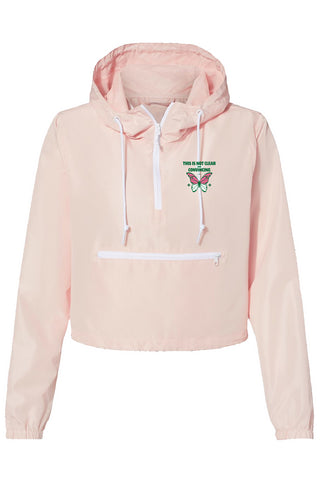 This is not Clear and Convincing Lightweight Pullover Crop Windbreaker