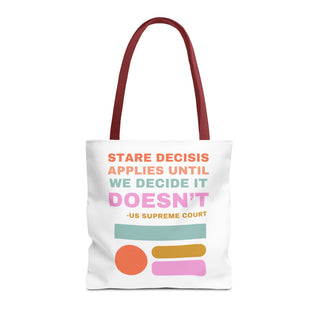 Stare Decisis Tote Bag