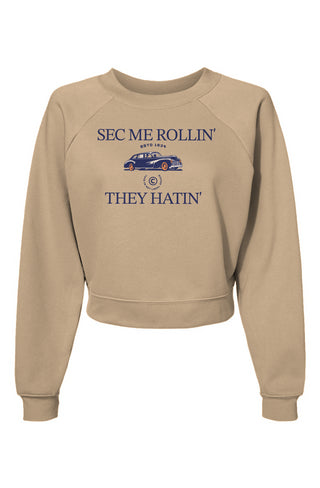 SEC me Rollin' Raglan Pullover Fleece Sweatshirt