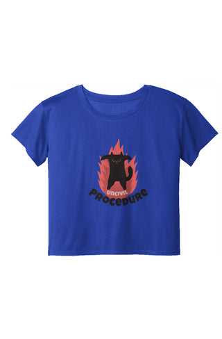 Uncivil Procedure Ladies Draft Crop Tee