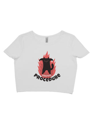 Uncivil Procedure crop tee