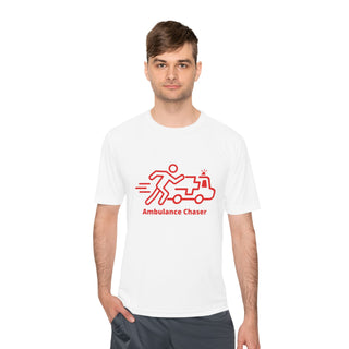 Ambulance Chaser Unisex Moisture Wicking Tee - Fun Fitness Shirt for Runners and Enthusiasts