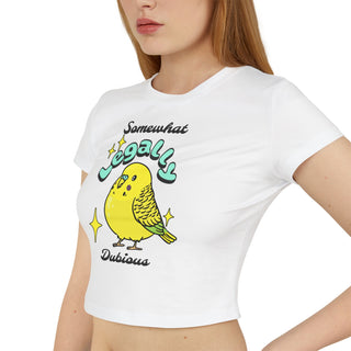 Budgie Baby Tee - Somewhat Legally Dubious Women's T-Shirt