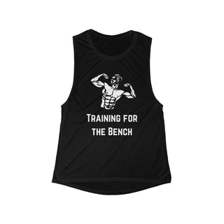 Training for the Bench Women's Flowy Scoop Muscle Tank