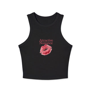 Attractive Nuisance Women's Micro Rib Racer Tank Top