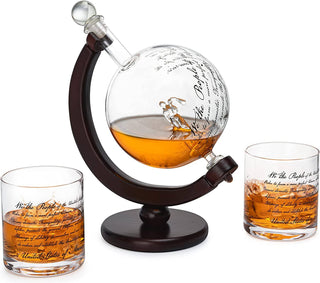 Attorney Whiskey Decanter Set - 850ml with 2 Glasses