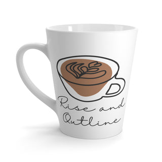 Rise and Outline Latte Mug