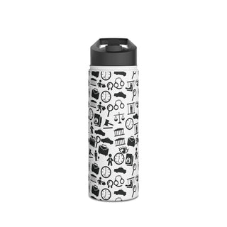 Legalish Stainless Steel Water Bottle, Standard Lid