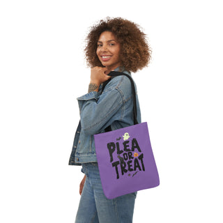 Plea or Treat Canvas Tote Bag