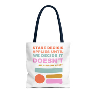 Stare Decisis Tote Bag