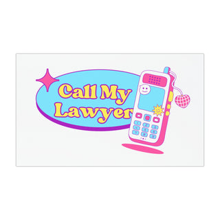 Call my Lawyer Car Magnets