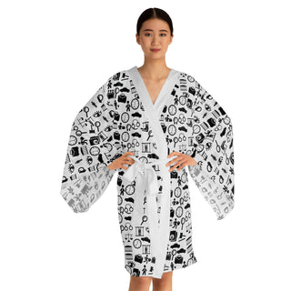 Legalish Long Sleeve Kimono Robe