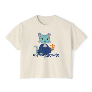 Meowgistrate Women's Boxy Tee