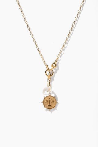 Scales of Justice Front Toggle Necklace