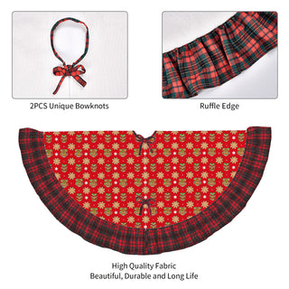 Plaid Christmas Tree Skirt