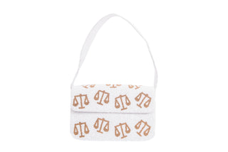 Scales of Justice Beaded Bag
