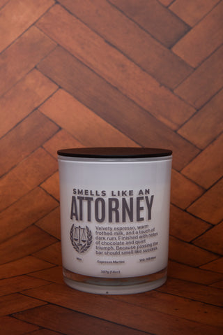 Smells Like an Attorney Candle