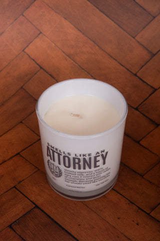 Smells Like an Attorney Candle