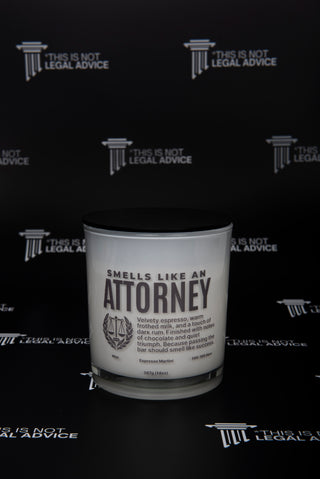 Smells Like an Attorney Candle