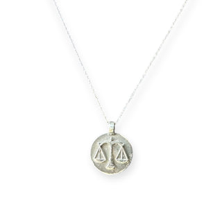 Scales of Justice Coin Necklace