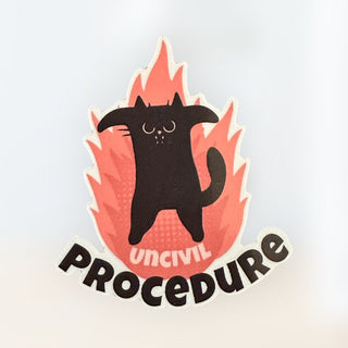 Uncivil Procedure Sticker