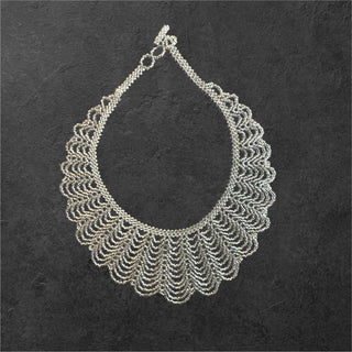 RBG Silver Beaded Collar