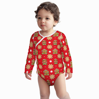 Holiday Print Baby Body Suit