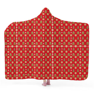 Holiday Plush Hooded Blanket