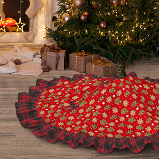 Plaid Christmas Tree Skirt