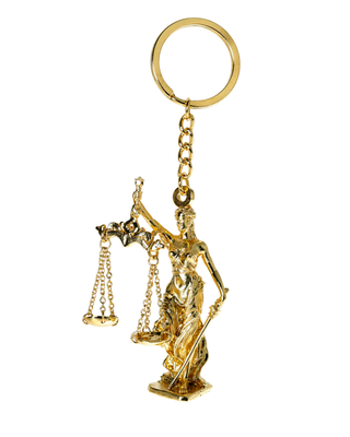 Lady Justice Bag Charm