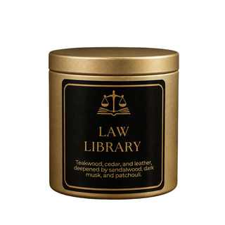 Law Library Scented Candle