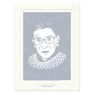 The Dissents of Ruth Bader Ginsburg Matted Print