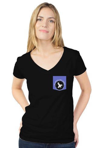 Ad Astra Per Legem – To the Stars Through Law v neck - *This is not legal advice