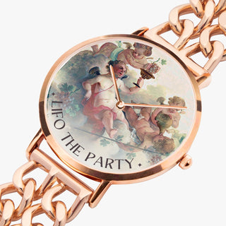 LIFO the Party . Hollow Out Strap Quartz Watch