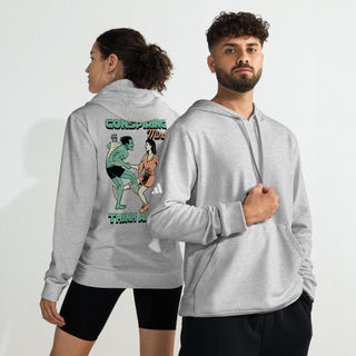 Conspiring Minds Think Alike adidas fleece hoodie