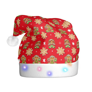 Adult Glowing Plush Christmas Hat - *This is not legal advice