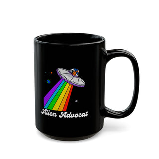 Alien Advocate Black Mug - *This is not legal advice