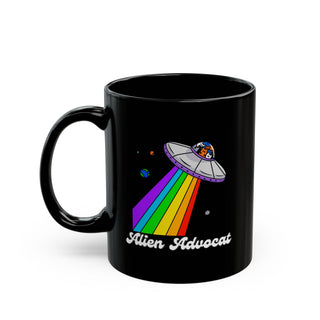 Alien Advocate Black Mug - *This is not legal advice
