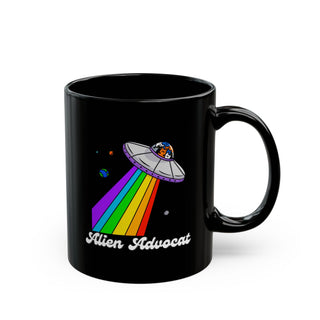 Alien Advocate Black Mug - *This is not legal advice