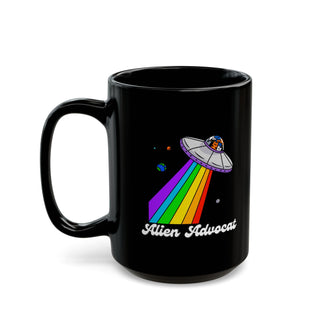 Alien Advocate Black Mug - *This is not legal advice