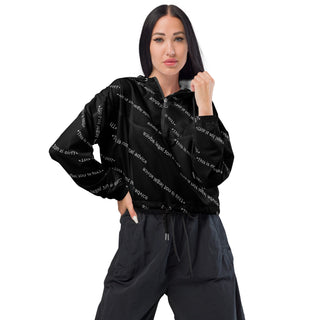 This is not legal advice Women’s cropped windbreaker