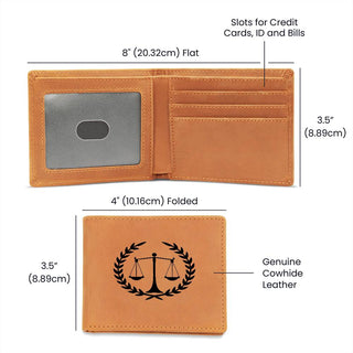 Scales of Justice Wallet