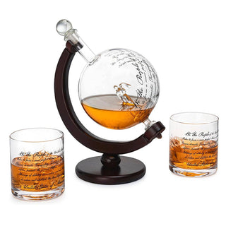 Attorney Whiskey Decanter Set - 850ml with 2 Glasses - *This is not legal advice