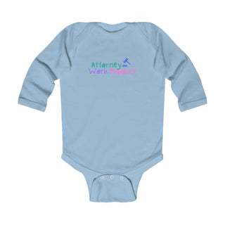 Attorney Work Product Infant Long Sleeve Bodysuit - *This is not legal advice