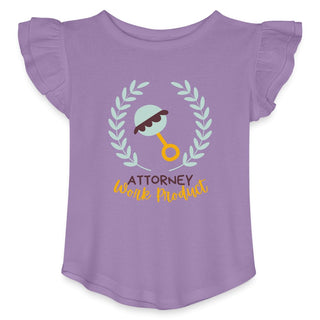 Attorney Work Product Toddler Flutter T-shirt - *This is not legal advice