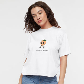 Attractive Nuisance Peachy Women's Boxy Tee - *This is not legal advice