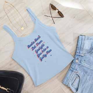 Bestie Don't Let them Gaslight You into a Guilty Plea Women’s micro - rib tank top - *This is not legal advice